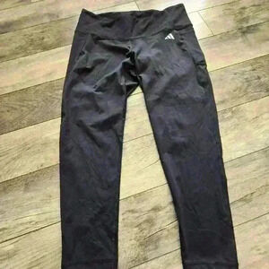 ADIDAS  womens black leggings 2x